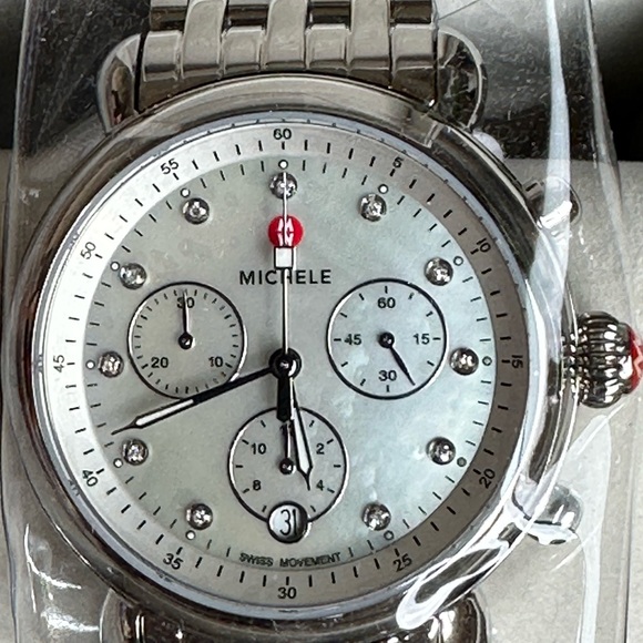 - NWT Women's CSX Diamond Embellished Bracelet Watch, 38mm - Picture 7 of 13